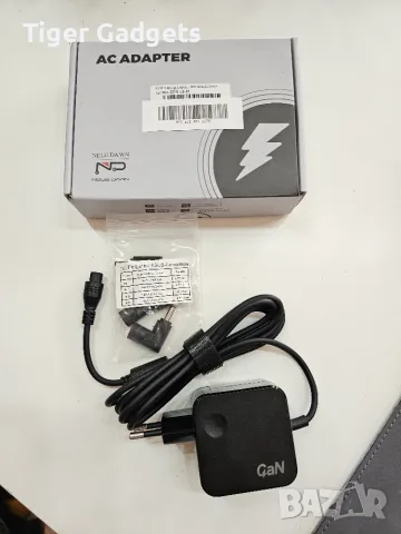NEUE DAWN 65W GaN зарядно за ASUS VivoBook и ZenBook 13/14 с 4 конектора, снимка 3 - Части за лаптопи - 56073203