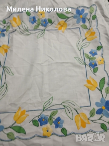 Покривка с бродерия, снимка 4 - Покривки за маси - 52855471