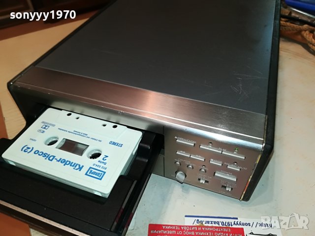 DENON UDR-100 REVERSE 2 MOTOR DECK 220V-MADE IN JAPAN-ВНОС SWISS 3105231255, снимка 5 - Декове - 40884269