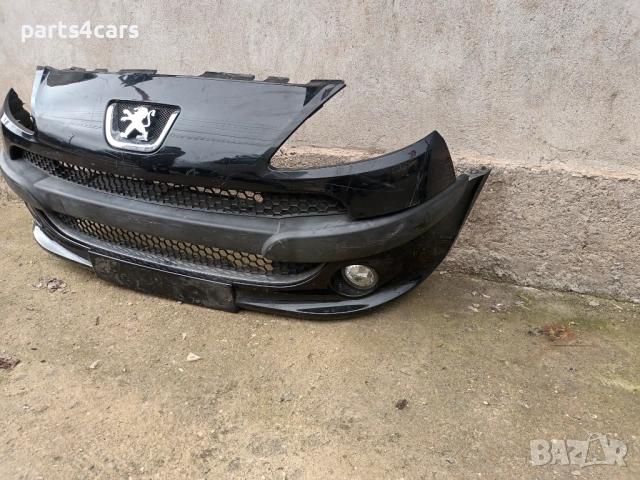 предна броня с маска решетка и халогени за пежо 1007 PEUGEOT 1007, снимка 3 - Части - 53516637
