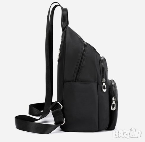 Черна дамска раница раничка, снимка 2 - Раници - 42390058