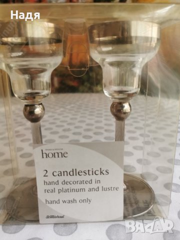 2бр. красиви свещници ., снимка 3 - Декорация за дома - 41526756