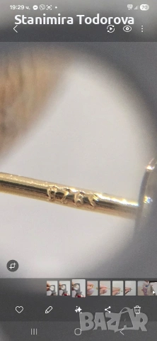 Сребърни обеци с камък мойсанит, снимка 2 - Обеци - 53685491