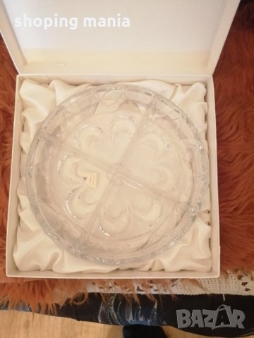 Луксозна серия - кристална чиния ордьовър на / васил коларов - гр Сливен/, снимка 2 - Прибори за хранене, готвене и сервиране - 35854380