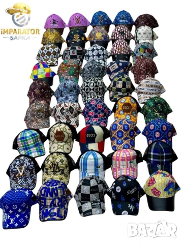 шапки с козирка gucci louis vuitton calvin klein jeans , снимка 4 - Шапки - 50748830