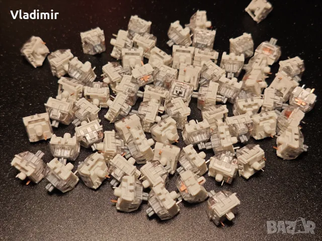 Сучове за механична клавиатура Kailh Speed Silver, 70 бр., снимка 2 - Клавиатури и мишки - 48058867