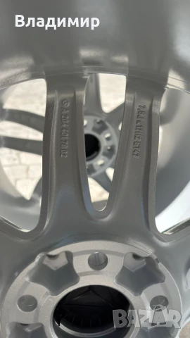 Джанти 17 спорт пакет Мерцедес Ц Класа w204, снимка 10 - Гуми и джанти - 50842086