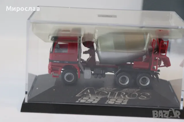 HERPA H0 1/87 MERCEDES BENZ ACTROS БЕТОНОВОЗ КАМИОН МОДЕЛ ТИР, снимка 3 - Колекции - 49977966