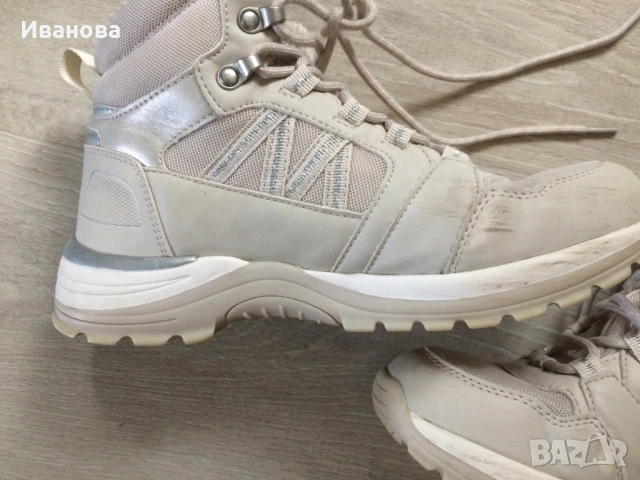 Бели зимни обувки Esprit № 38., снимка 7 - Дамски боти - 53634378