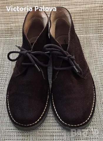 Модерни боти шоколадов цвят MARINA SEVAL Испания, снимка 5 - Дамски боти - 49379982