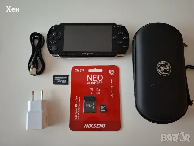 Sony PSP 1000 Playstation Portable - ARK-4 - качени много игри