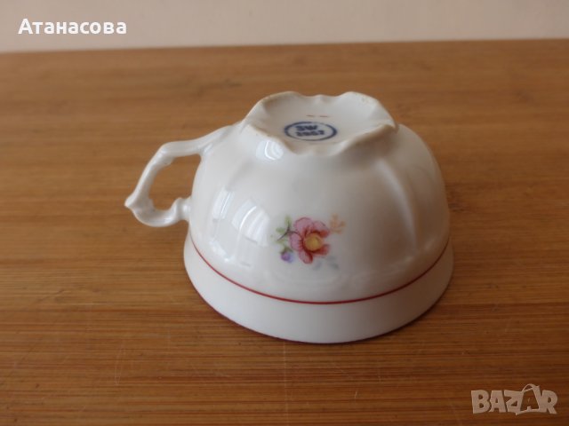  Колекционерска чаша за кафе български порцелан Сталин Видин 1957 г, снимка 6 - Чаши - 41828706