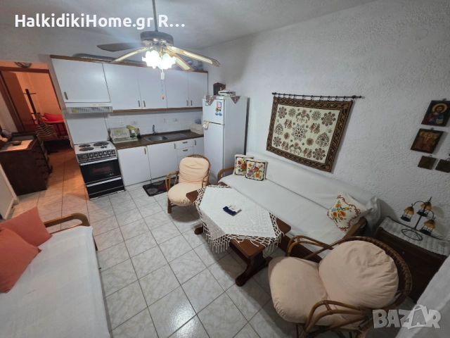 Неа Потидеа Халкидики апартамент 42м2, снимка 3 - Апартаменти - 52539088