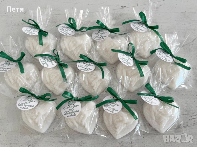 Подаръчета за гости на сватба - ароматни сапунчета, снимка 2 - Други - 51098443