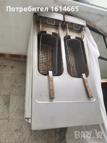 Професионален фритюрник с две отделения , снимка 3 - Обзавеждане на кухня - 49179580