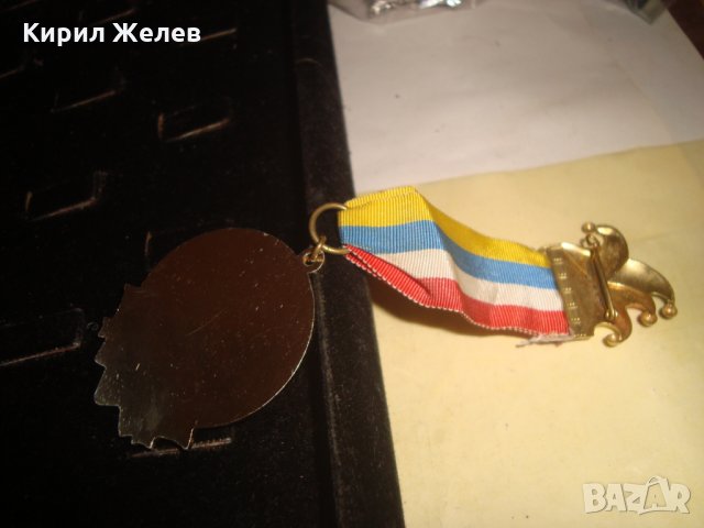 СТАР ШВЕЙЦАРСКИ РЯДЪК ПОЗЛАТЕН МЕДАЛ с ЛЕНТА и НОСАЧ ЕМАЙЛИРАН 25051, снимка 9 - Антикварни и старинни предмети - 34510648