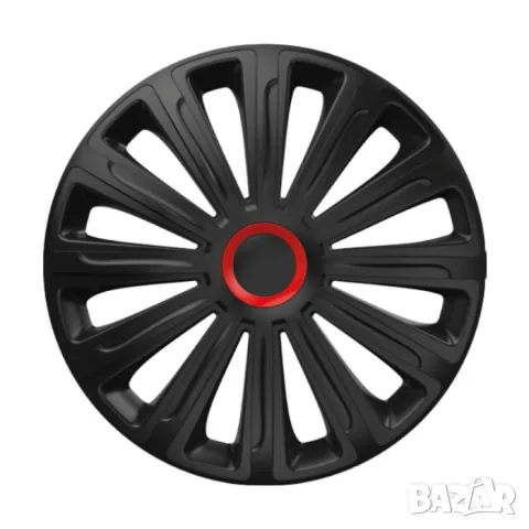 Тасове Versaco Trend RR черни за 15'' джанти, комплект от 4 броя