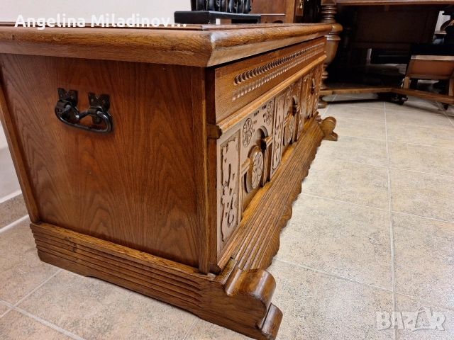 Ракла, скрин, пейка с богата дърворезба , снимка 3 - Ракли - 52818148