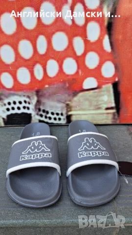 Английски чехли -Kappa, снимка 7 - Чехли - 51709349