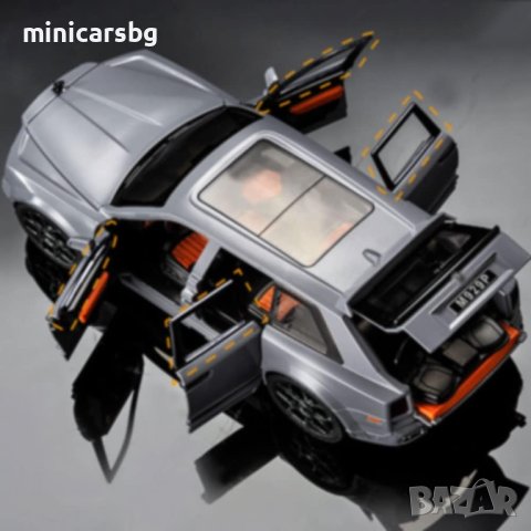Метални колички: Rolls-Royce Cullinan (Ролс-Ройс Кулинан), снимка 3 - Колекции - 41757651