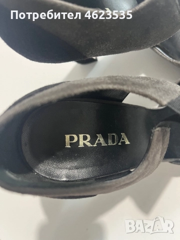 Prada оригинални обувки 36 номер, снимка 5 - Дамски ежедневни обувки - 52103924