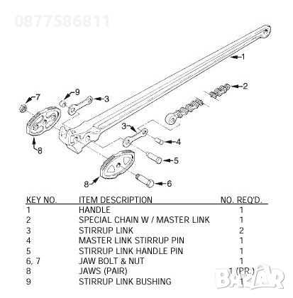 НОВ ОРИГИНАЛЕН НЕМСКИ ТРЪБЕН ВЕРИЖЕН КЛЮЧ DROP FORGED STEEL. ВЕРИЖНИ КЛЮЧОВЕ +, снимка 4 - Ключове - 51631839