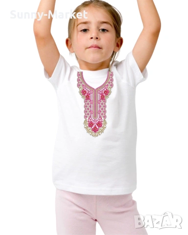 Детски тениски с ШЕВИЦА + буква или цифра за години, снимка 5 - Детски тениски и потници - 53759855