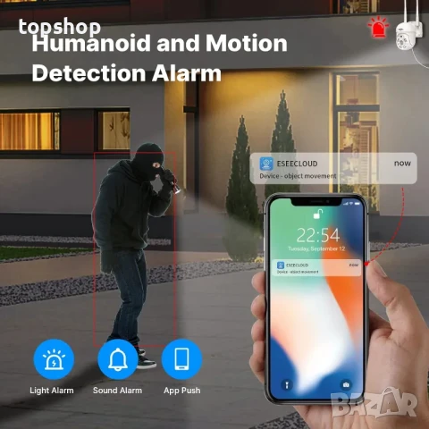 ЧИСТО НОВА 10 канална NVR безжична система за видеонаблюдение Hiseeu k8210-3ws с 12", 3TB диск..., снимка 8 - Комплекти за видеонаблюдение - 50525212