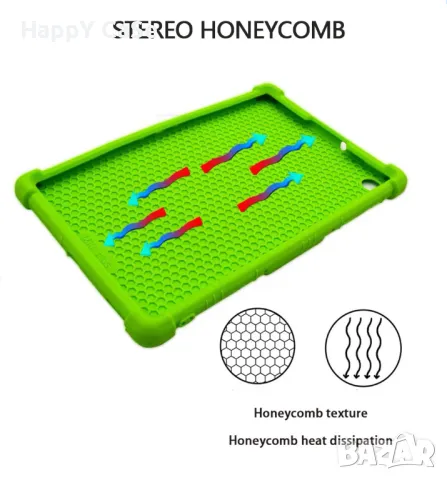 Honor Pad X8a 11" 2024 / Удароустойчив силиконов кейс гръб калъф със стойка, снимка 10 - Таблети - 49598823