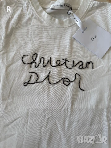 Тениска Диор, снимка 2 - Тениски - 51323402