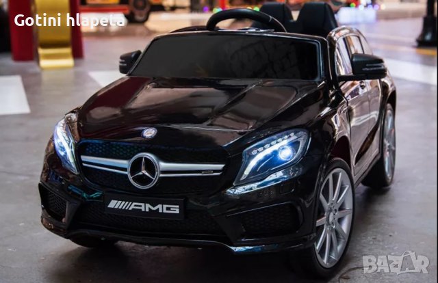 Акумулаторен джип Mercedes GLA45 12V батерия,MP3, с меки гуми с Кожена седалка, снимка 4 - Детски велосипеди, триколки и коли - 39001295