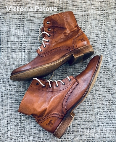 Боти MUSTANG естествена кожа, снимка 16 - Дамски боти - 51463504