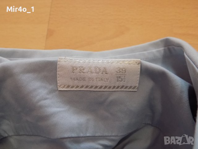 риза prada made in italy тениска блуза мъжка оригинална размер S, снимка 3 - Ризи - 40209463