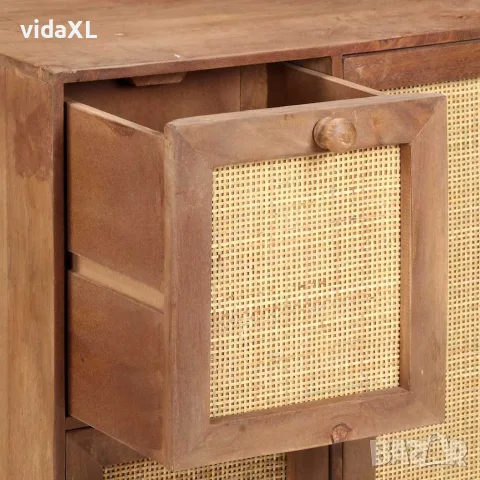 vidaXL Сайдборд, 60x35x75 см, мангово дърво масив, снимка 6 - Бюфети - 56146826