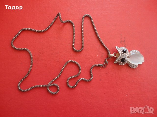 Страхотно колие висулка бухал , снимка 2 - Колиета, медальони, синджири - 41633772