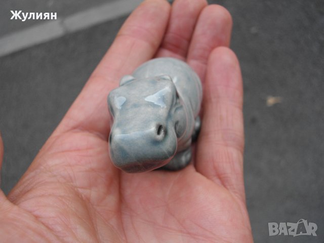 СТАР ПОРЦЕЛАН GOEBEL W. GERMANY ХИХОПОТАМ, снимка 3 - Антикварни и старинни предмети - 41555167