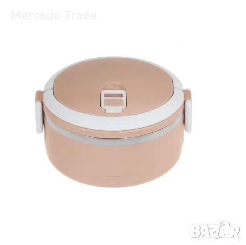 Термокутия за храна Mercado Trade, Кръгла, 500мл., Розов