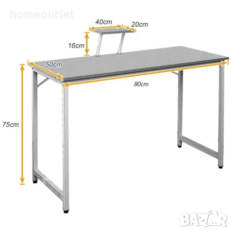 ПРОМОЦИЯ Компютърно / офис бюро, 80см - WK-JK80-MO, снимка 4 - Бюра - 49793428