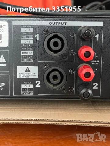 Усилвател Phonic max 1500, снимка 8 - Ресийвъри, усилватели, смесителни пултове - 53588815