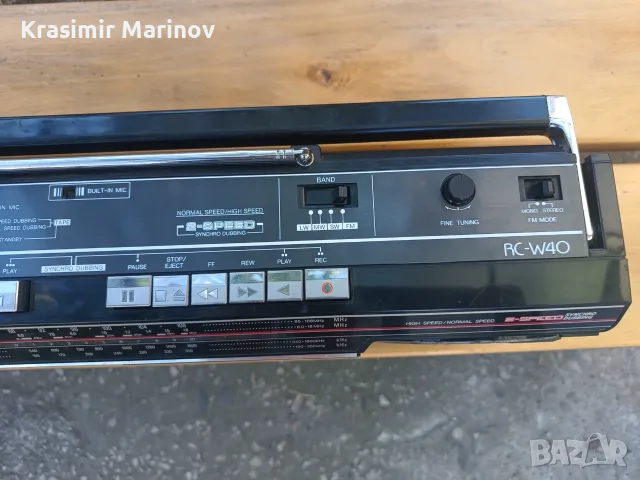 JVC RC-W40 Радиокасетофон обслужен., снимка 3 - Радиокасетофони, транзистори - 56001827