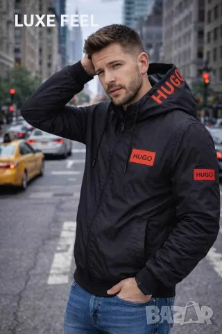 Hugo 🔹Мъжка Ветровка S-3XL