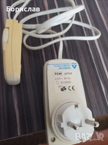 Междинен контакт с димер 300w, снимка 2 - Друга електроника - 49065758