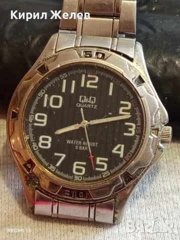 Модерен мъжки часовник Q/Q QUARTZ JAPAN класически модел 51850, снимка 4 - Мъжки - 53491558