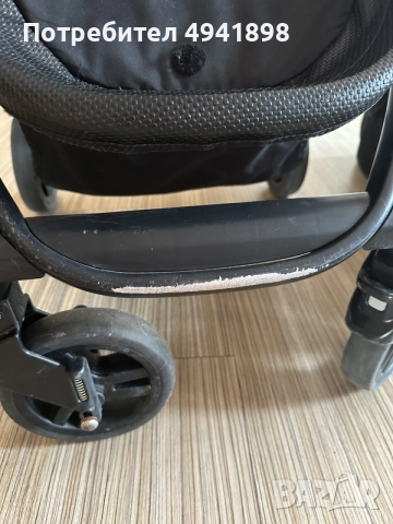 Детска количка Graco Evo с кош за новородено и приставка за правостоящо дете, снимка 4 - Детски колички - 55975404