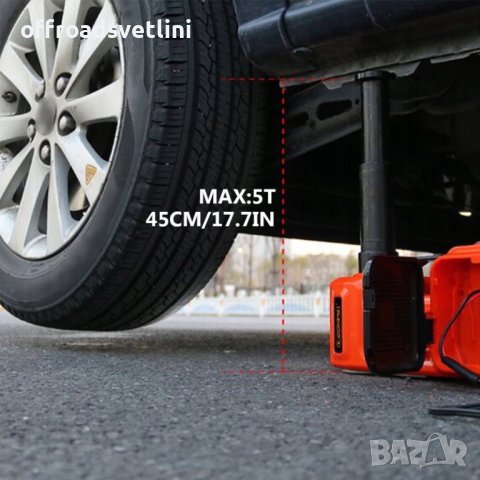 Комплект ел. хидравличен крик Компресор Ел. ударен гайковерт Крик, снимка 3 - Други машини и части - 42243650