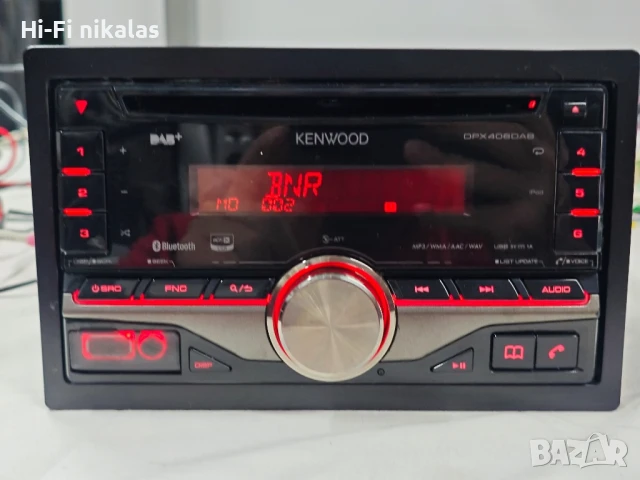 авторадио ресийвър  за автомобил AUX USB CD player DAB радио KENWOOD DPX 406B DAB, снимка 2 - Аксесоари и консумативи - 51052825