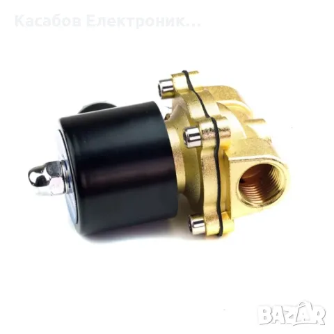 Соленоиден клапан 1/2" половин инч NC електрически вентил DN15 220V, снимка 2 - Друга електроника - 48949019