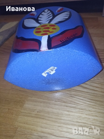 Оригинална ръчно рисувана ваза Costa Boda, снимка 6 - Вази - 52915912