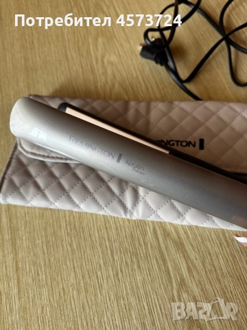 Преса за коса remington keratin therapy pro, снимка 3 - Друга електроника - 52036029