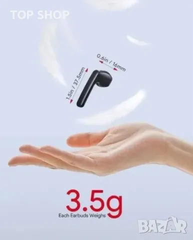 Слушалки BC Master BC-T03 True Wireless Earbuds - черни, снимка 6 - Bluetooth слушалки - 48831935